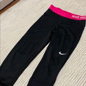 Black Nike pro size small leggings